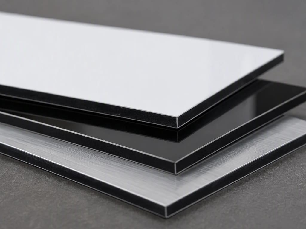 ACM / Aluminium Composite Panel — machined edge and face detail