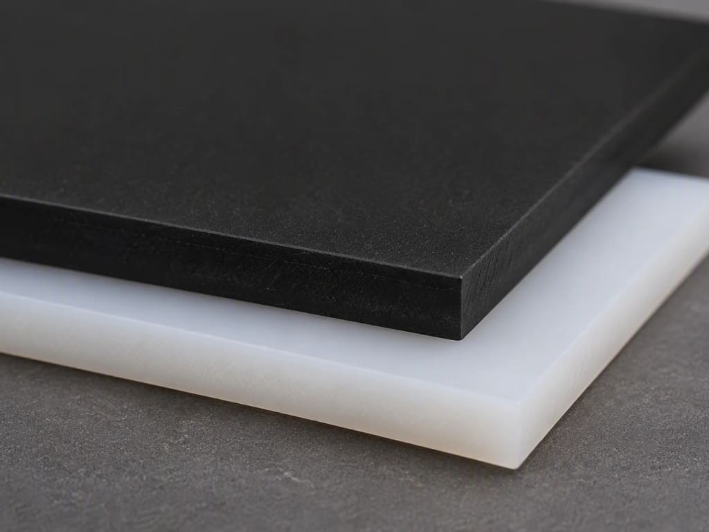 Specialty plastics — machined edge and face detail